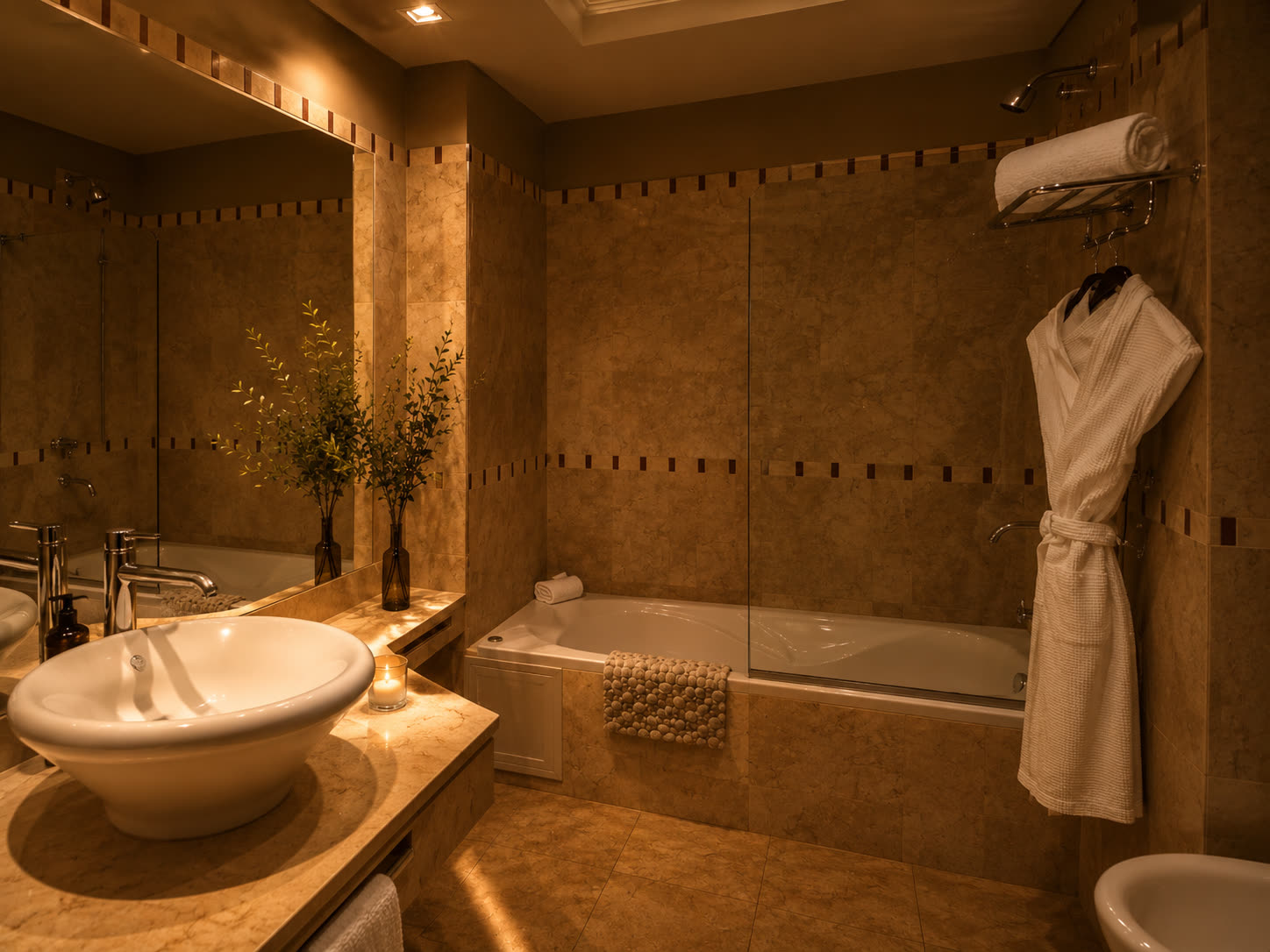 Quarto Master com hidromassagem privativa